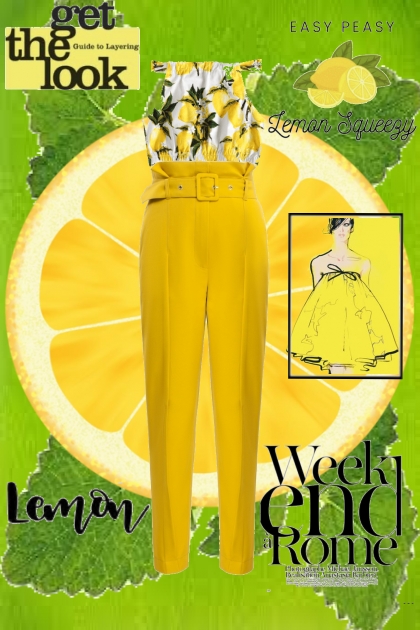 Yellow Style- combinação de moda