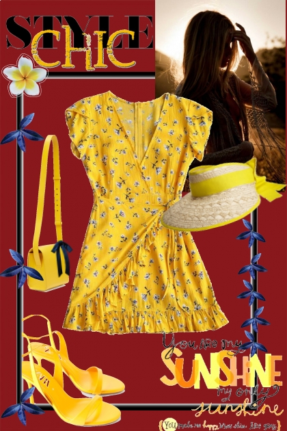 sunshine yellow- Combinazione di moda