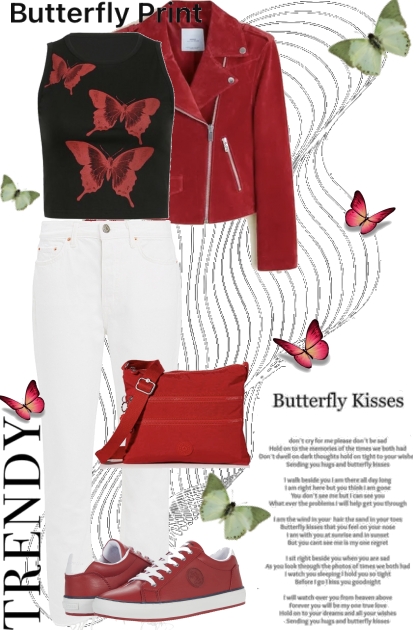 Butterfly kisses - combinação de moda