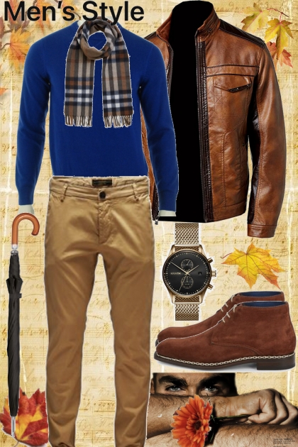Men's fall style- Modekombination