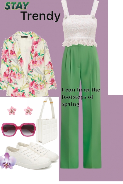 Spring Style with flowers