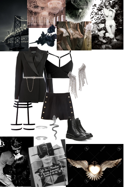 Black Swan (Fallen Angel)- combinação de moda