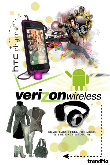 Rock on with HTC Rhyme- Fashion set