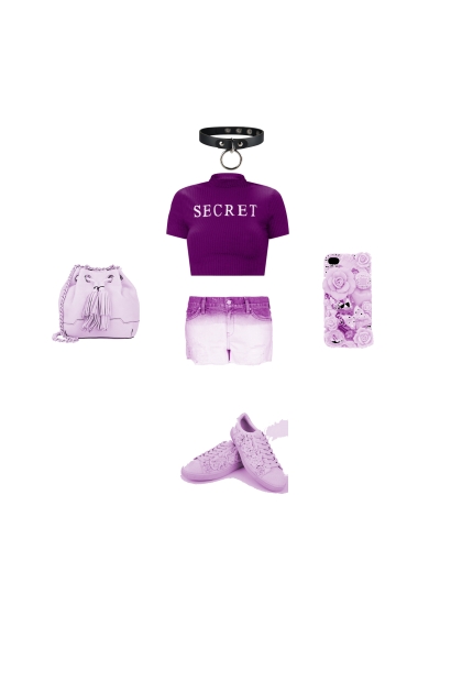purple- Модное сочетание