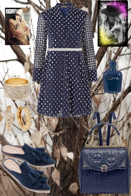 Blue Style- Combinazione di moda