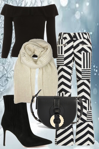 Abstract Winter- Fashion set