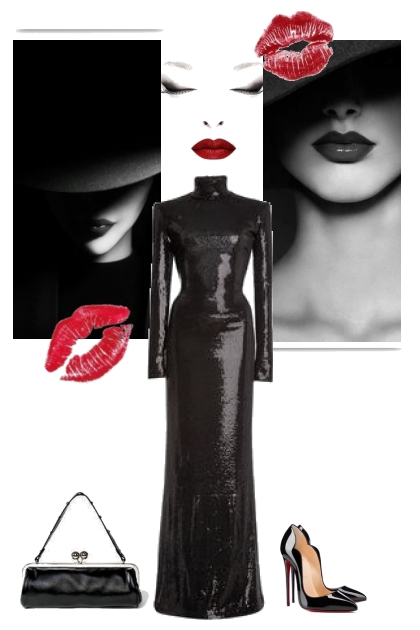 dama de Negro- Combinazione di moda