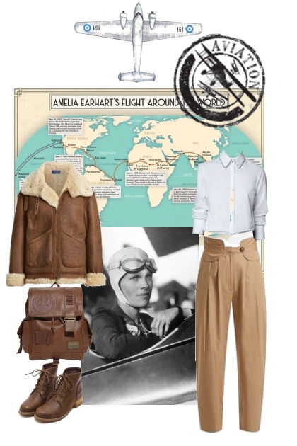 Amelia Earhart- Fashion set