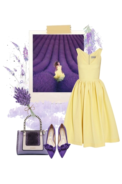 Campo de lavanda- Fashion set