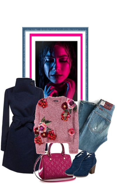 Fucsia y Azul- Fashion set