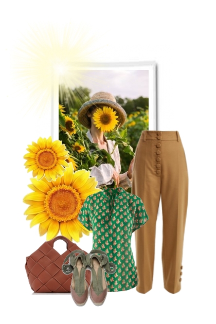 Girasoles- Combinaciónde moda