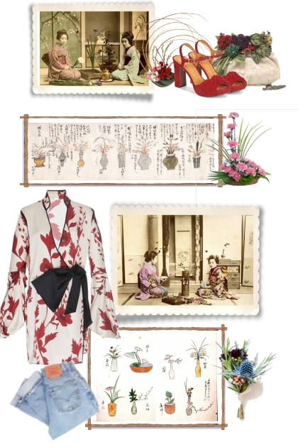 Ikebana- Combinaciónde moda
