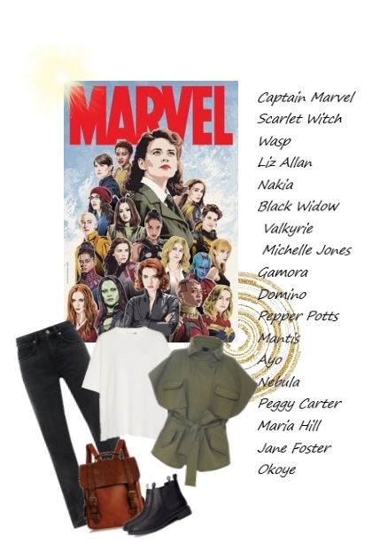 Marvel Heroines- Fashion set