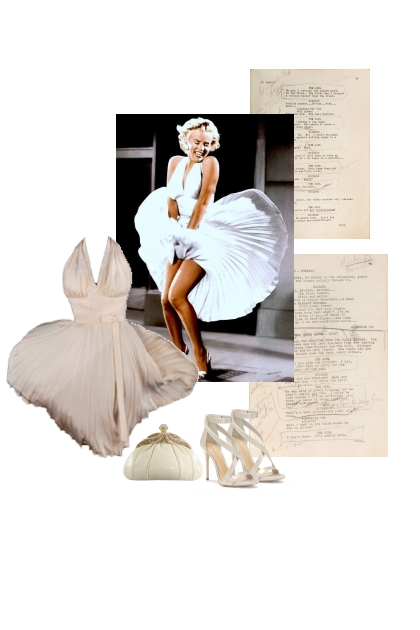 Iconic dresses, Marilyn Monroe- Modna kombinacija