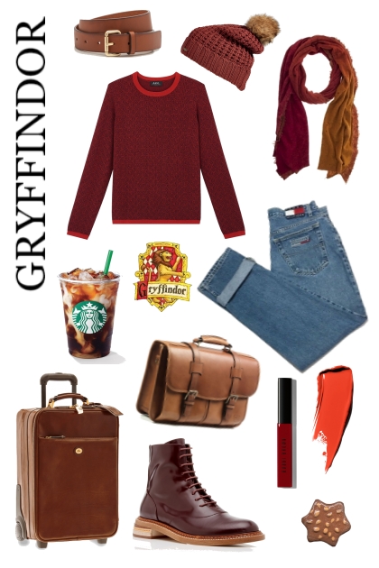 Gryffindor outfit- Modna kombinacija