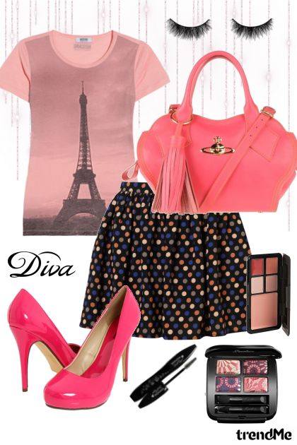 Paris Diva- Modekombination