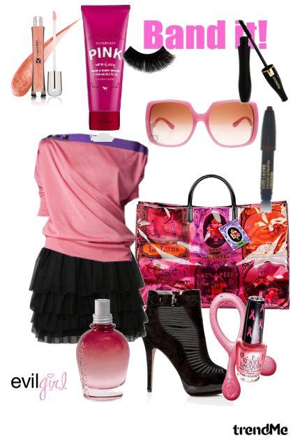 Evil pink girl- Fashion set