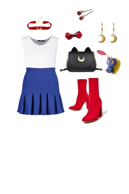 sailor moon casual cosplay- Fashion set