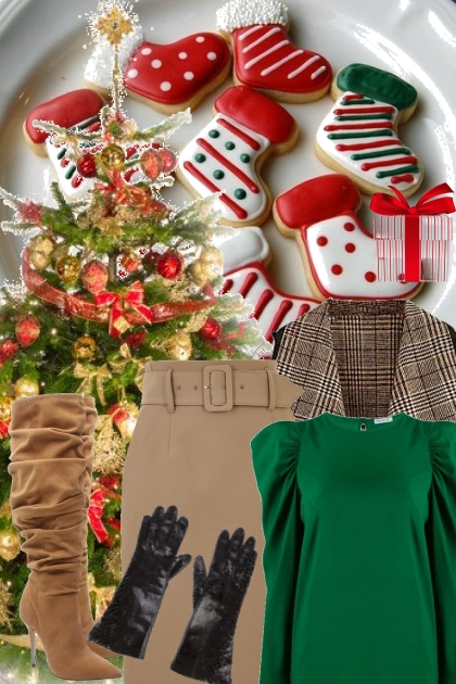 Brown Sugar Christmas- Fashion set