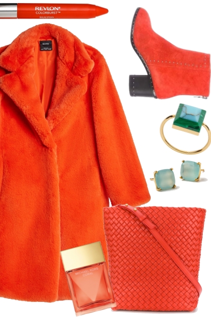 Orange Twist- combinação de moda
