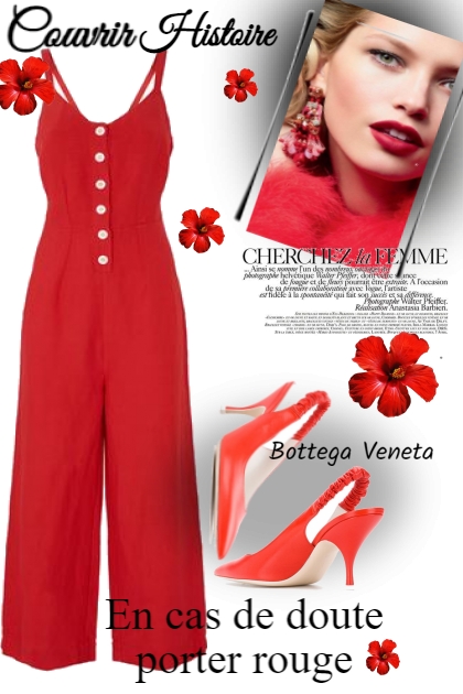Simple Red- combinação de moda