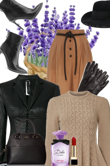 Purple Flowers- Fashion set