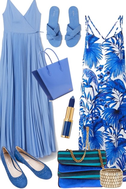 Vacation Blue- Fashion set