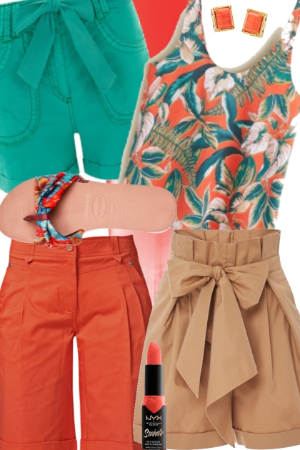 Bows Shorts and Choices to Make- Combinaciónde moda