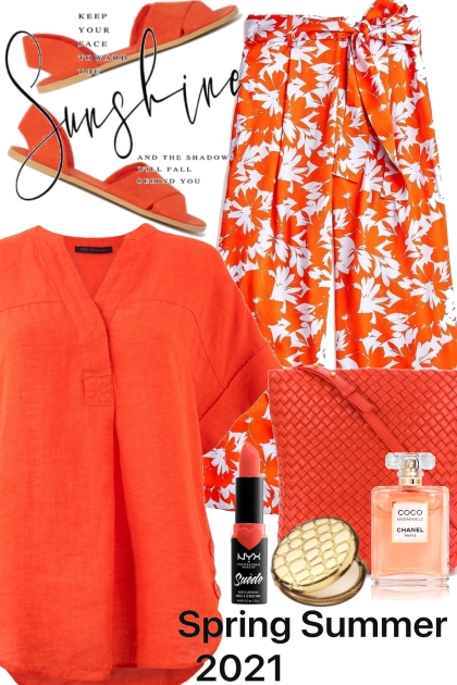Orange Sky- Combinazione di moda