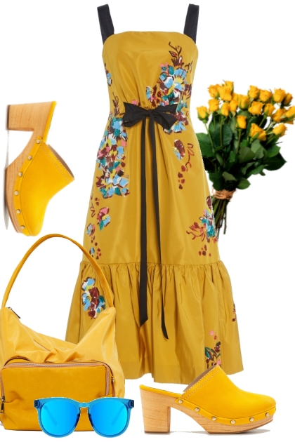 Yellow Bouquet- Modna kombinacija