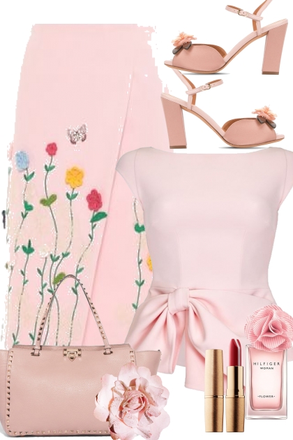 Pink Garden- Modna kombinacija