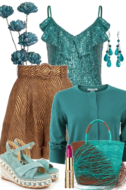 The Real Teal- Fashion set