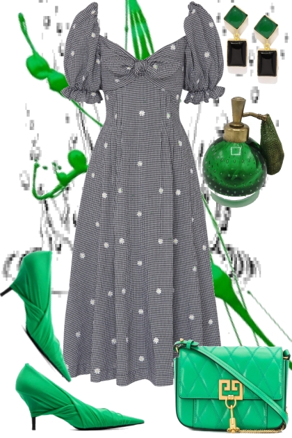 Green and Gray - Fashion set