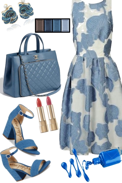 Blue Garden- Fashion set