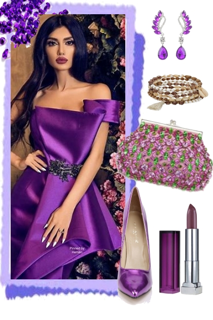 Purple it Up- Combinaciónde moda