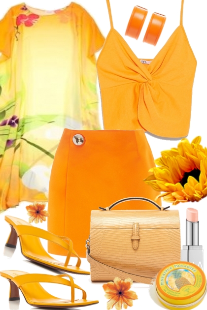 Lemony Orange- Fashion set