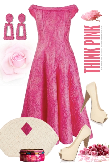 Think Pinkish- combinação de moda