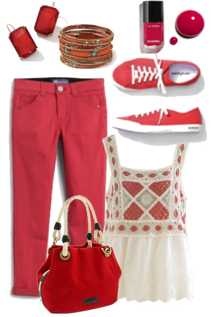 Red Binge- Fashion set