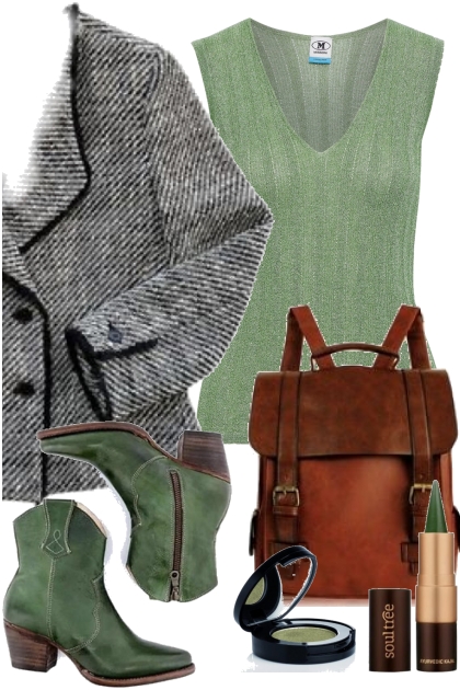 A Day for a Backpack- Combinazione di moda