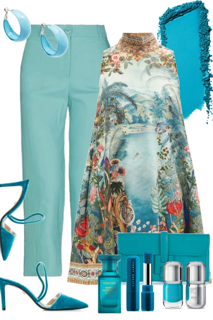 Turquoise Burst- Модное сочетание