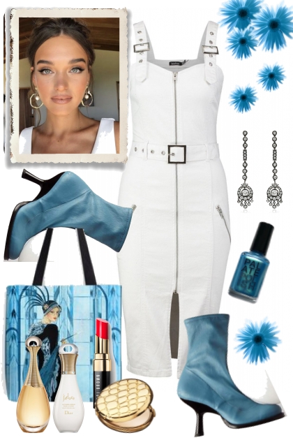 Little White Dress 3- Combinazione di moda