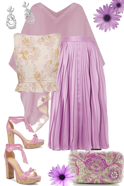 Softly Purple- Fashion set