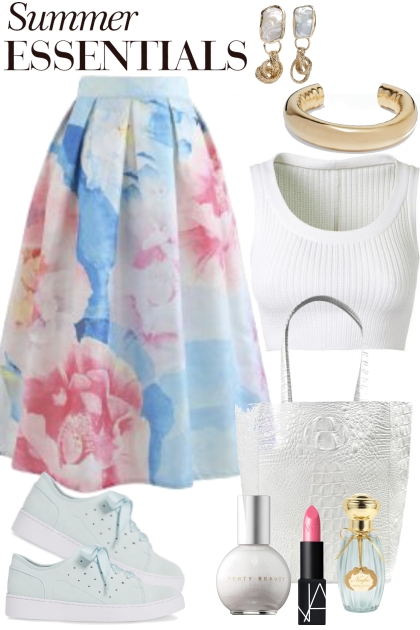 Floral Skirt- Модное сочетание