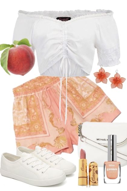 Peaches and Cream- combinação de moda