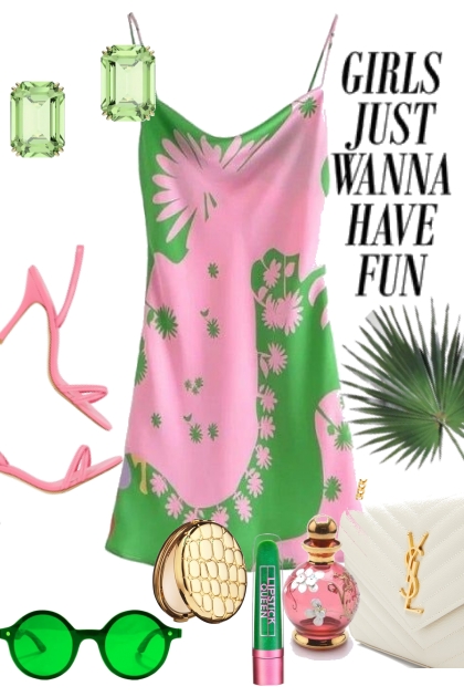 Green and Pink- Combinaciónde moda
