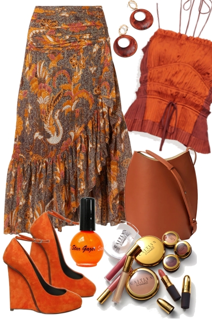 Rusty Orange- Combinaciónde moda