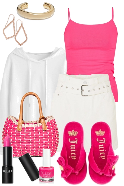 Pink and White 2- Fashion set