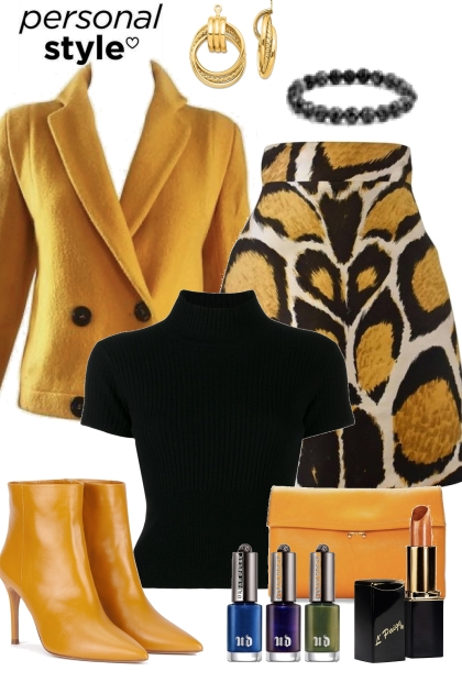 Leopard- Combinazione di moda