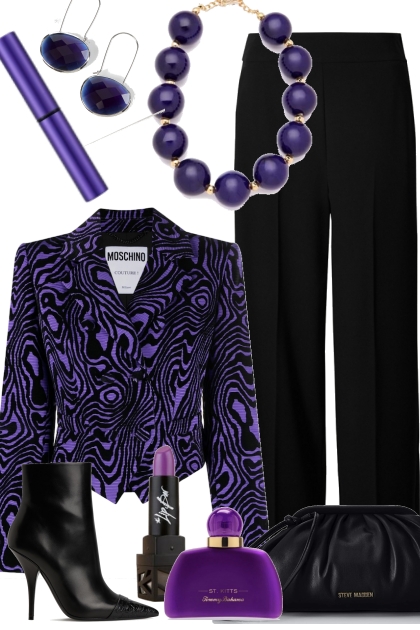 Purple Royale- Modna kombinacija