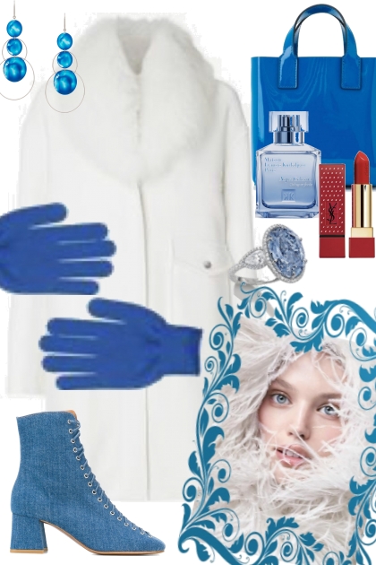Blue Snow- combinação de moda